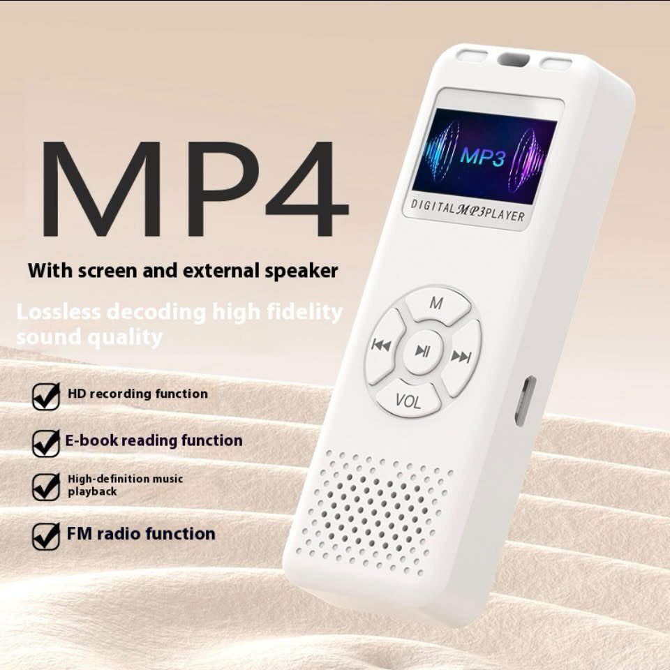 Bluetooth music player with recording features.